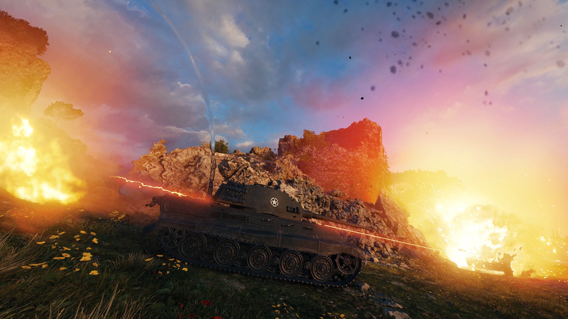 World of Tanks Blitz has smaller, denser maps