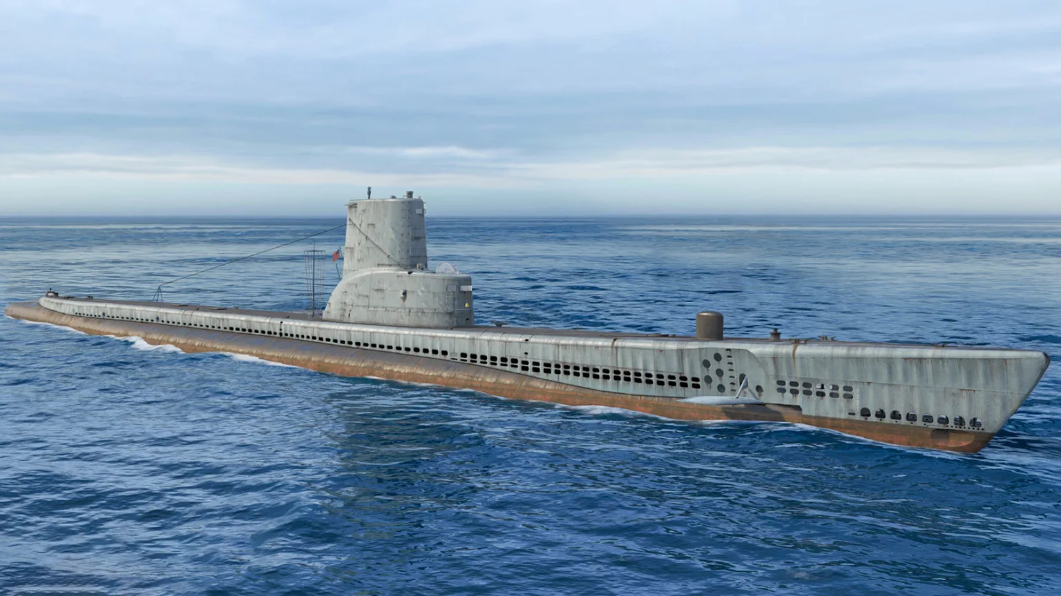 Balao submarine in World of Warships